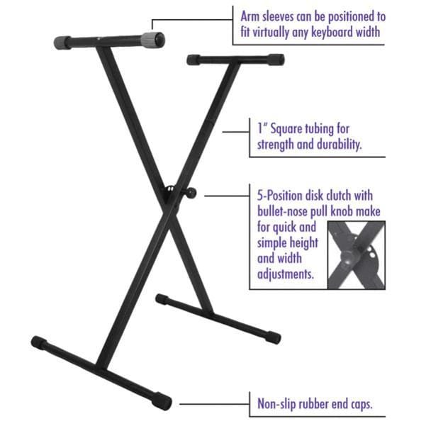 On-Stage KS7190 Single-X Keyboard Stand