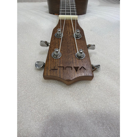 Vault UK-200C 23" Premium Walnut Laminate with Side Soundport Concert Ukulele - Open Box