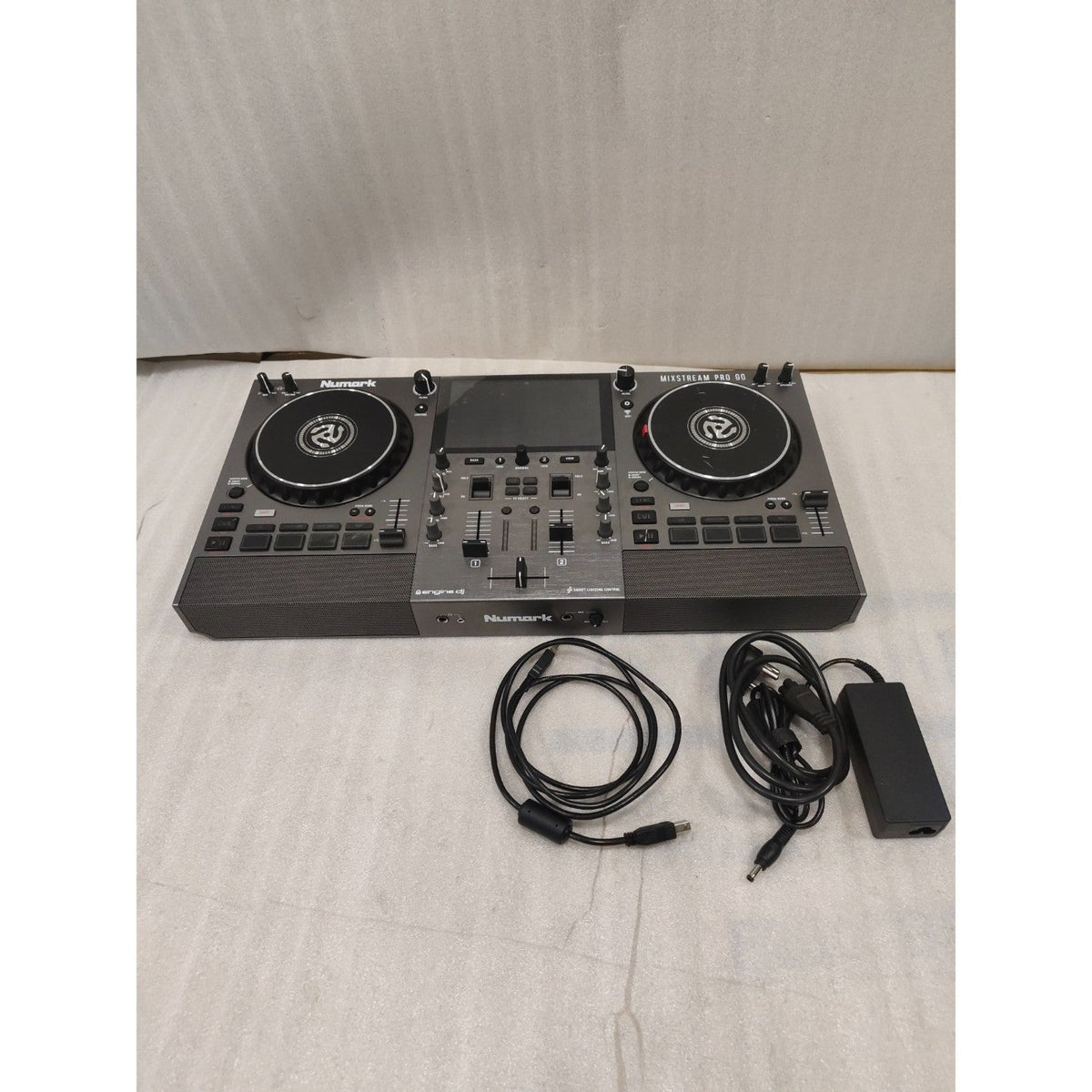 Numark Mixstream Pro Go Battery-Powered Standalone Streaming DJ Controller - Open Box