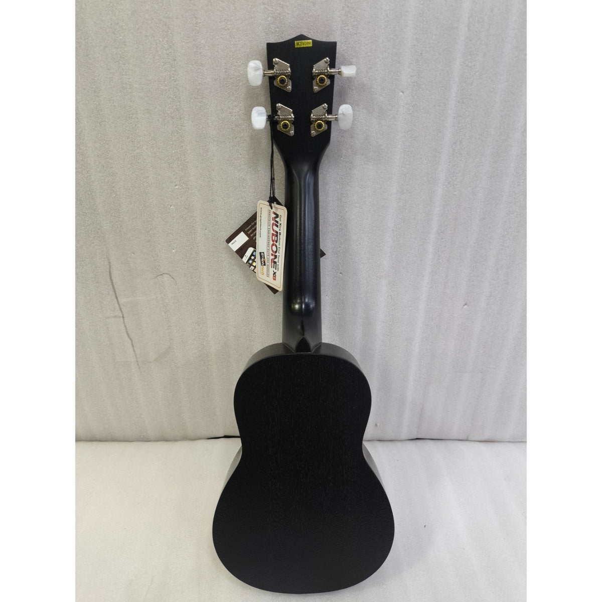 Kala KA-15S Black Satin Mahogany Soprano Ukulele - Black - Open Box