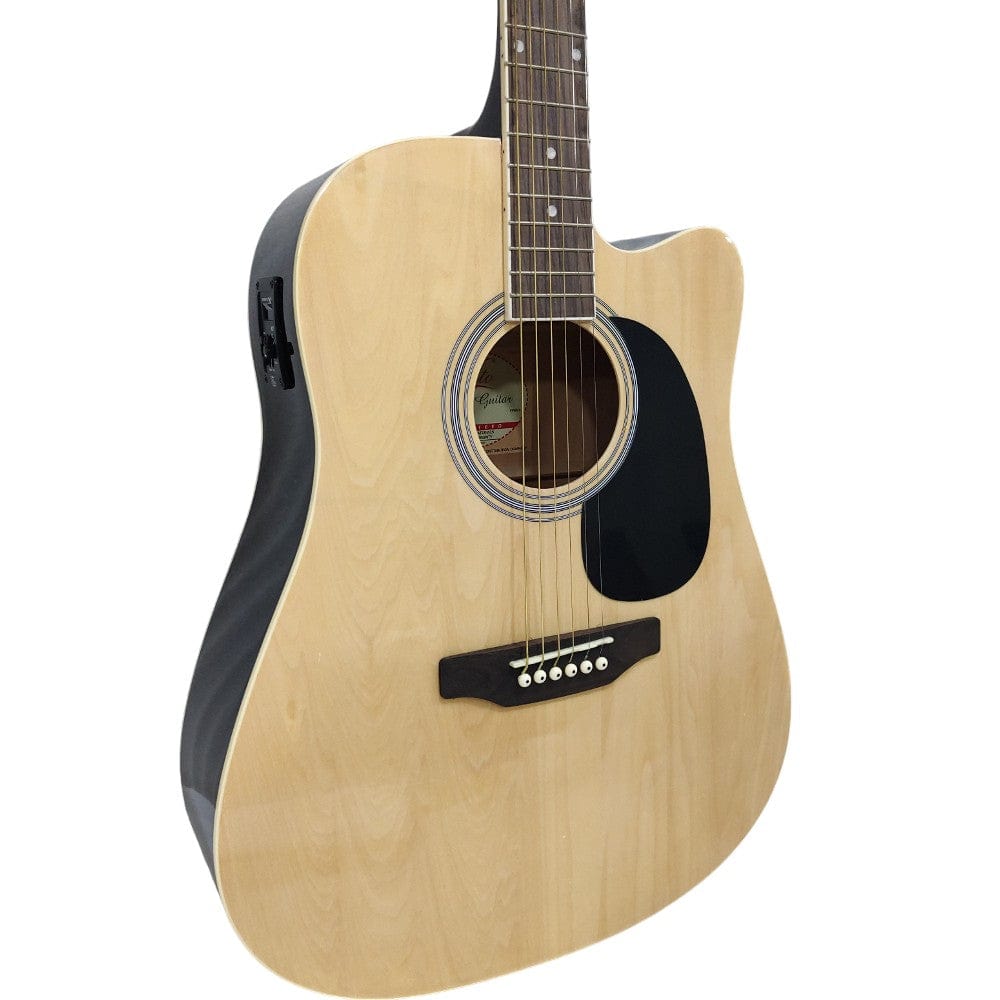 Pluto PA41CE-101 Cutaway Electro Acoustic Guitar