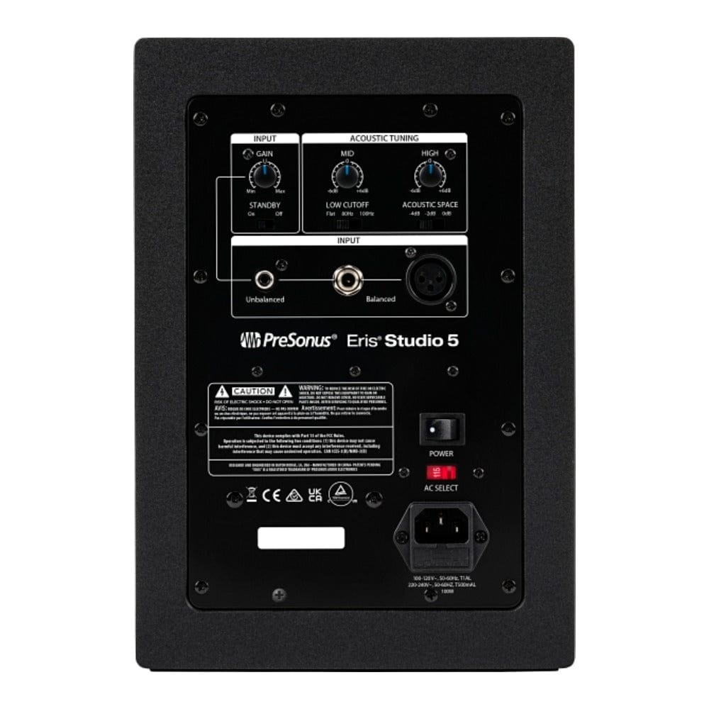 Presonus Eris Studio 5 5.25-Inch 2-Way Active Studio Monitor Speaker with EBM Wave Guide - Open Box