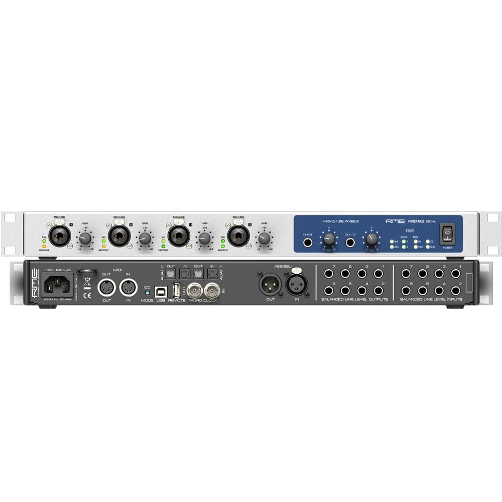 RME Fireface 802 FS 60-Channel High-End USB Audio Interface