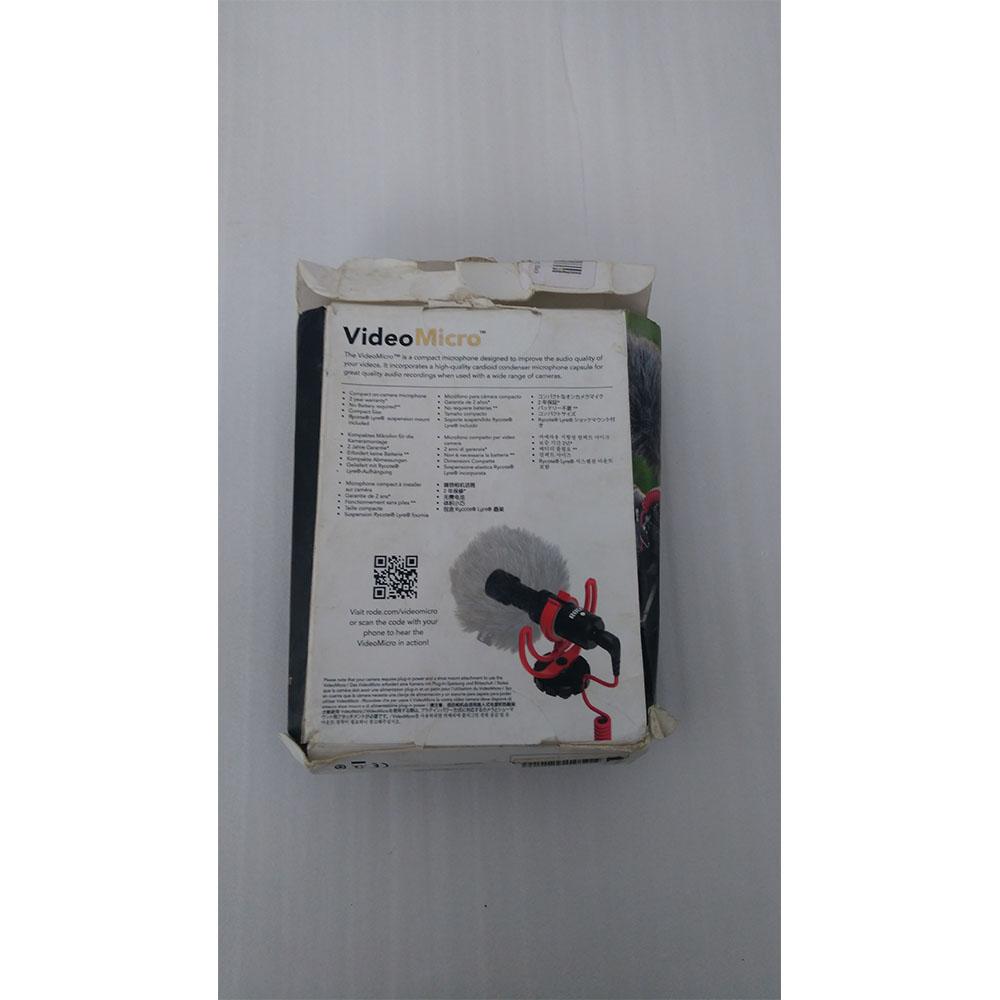Rode Video Micro On Compact Camera Microphone - Open Box B Stock