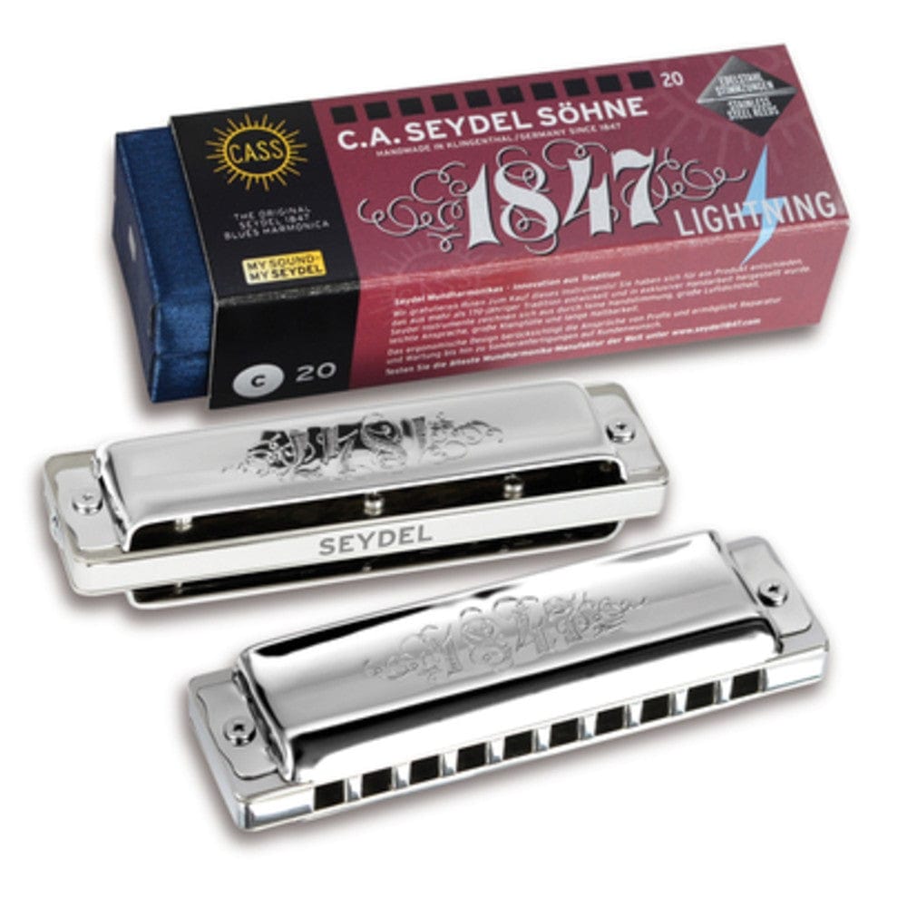 Seydel 1847 Lightning Standard Richter Blues Harmonica - Open Box