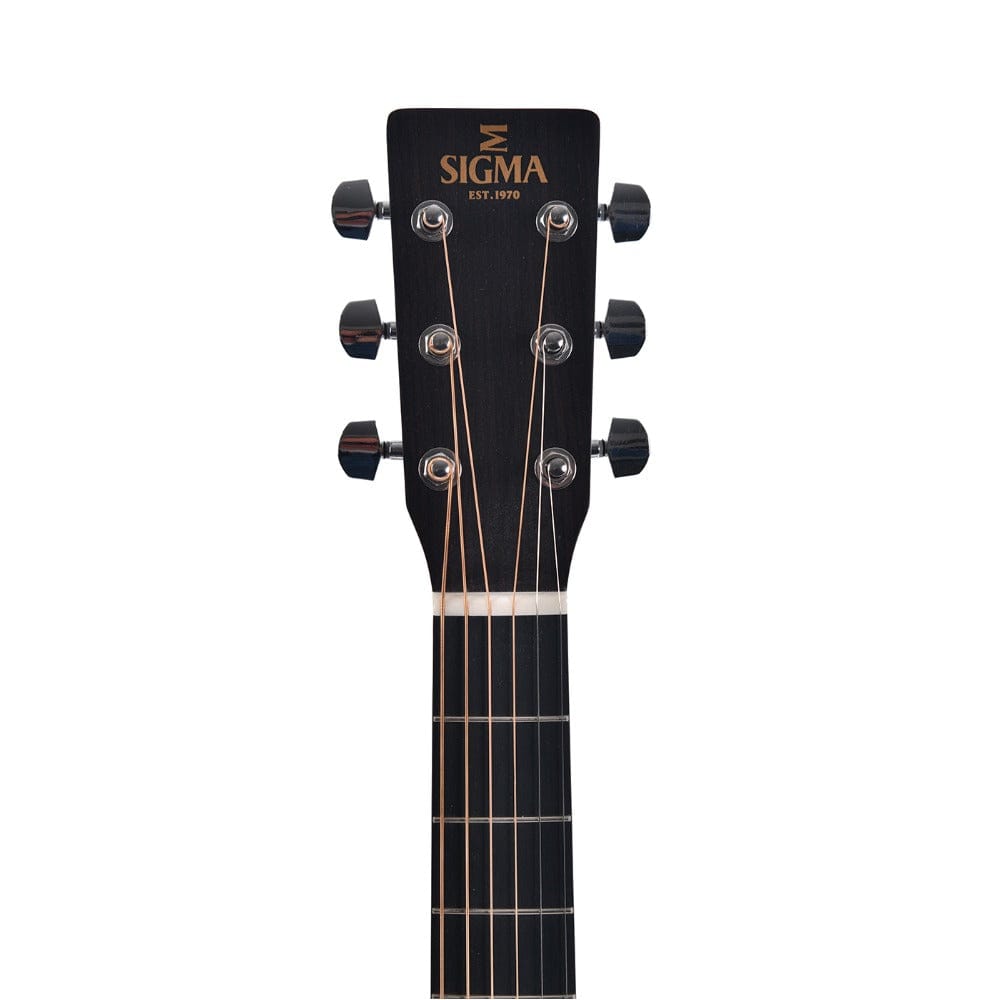 Sigma SOMM-STE 6 String Electro Acoustic Guitar with Case
