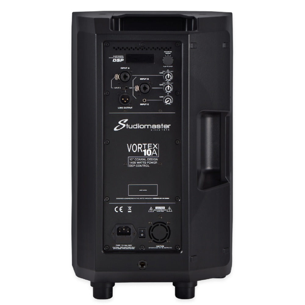 Studiomaster Vortex V10A Active Hf/Mf Non-Water Proof Line Array Enclosure