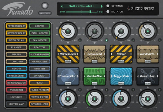 Sugar Bytes Turnado Distortion – Professional Audio Software & Plugin