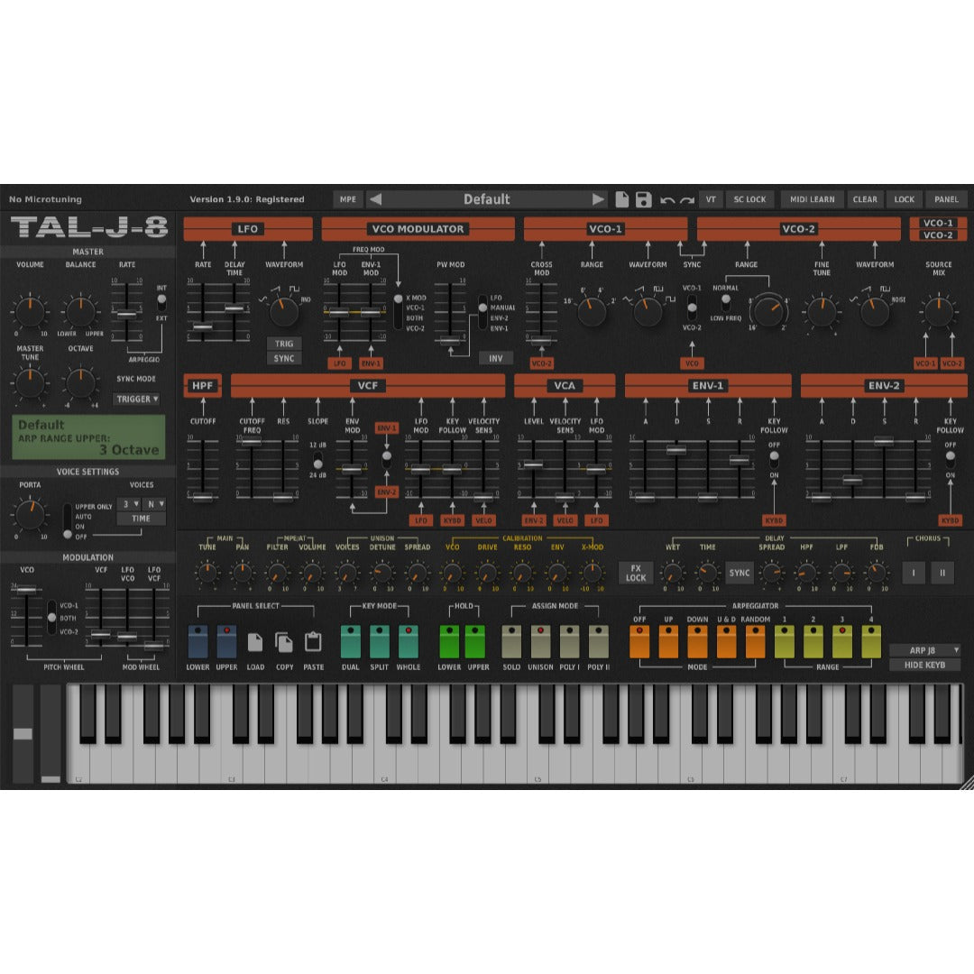 TAL Software TAL Jupiter 8 Synthesizer Plug-in