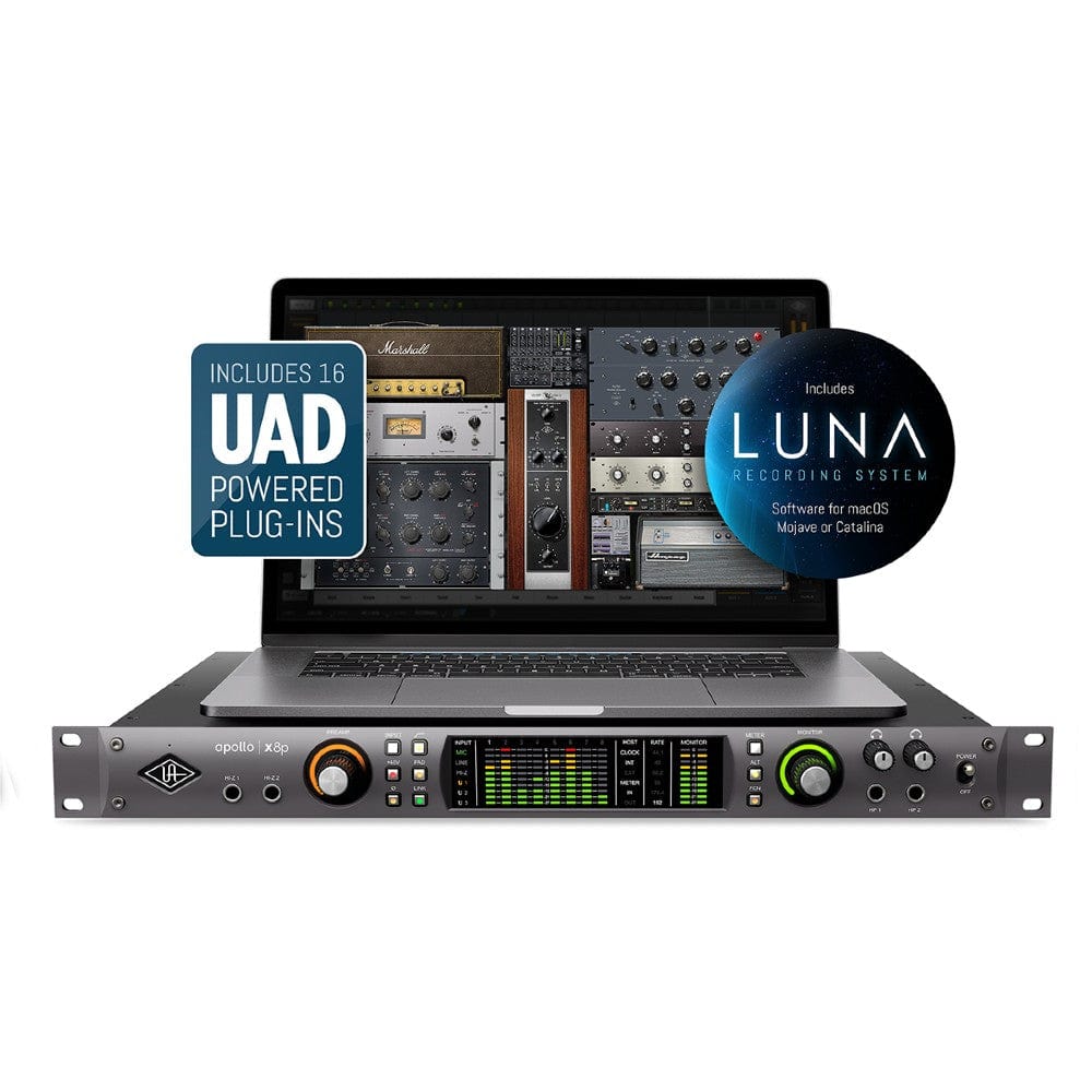 Universal Audio Apollo x8P Heritage Edition Rackmount Audio Interface with UAD Plug-Ins