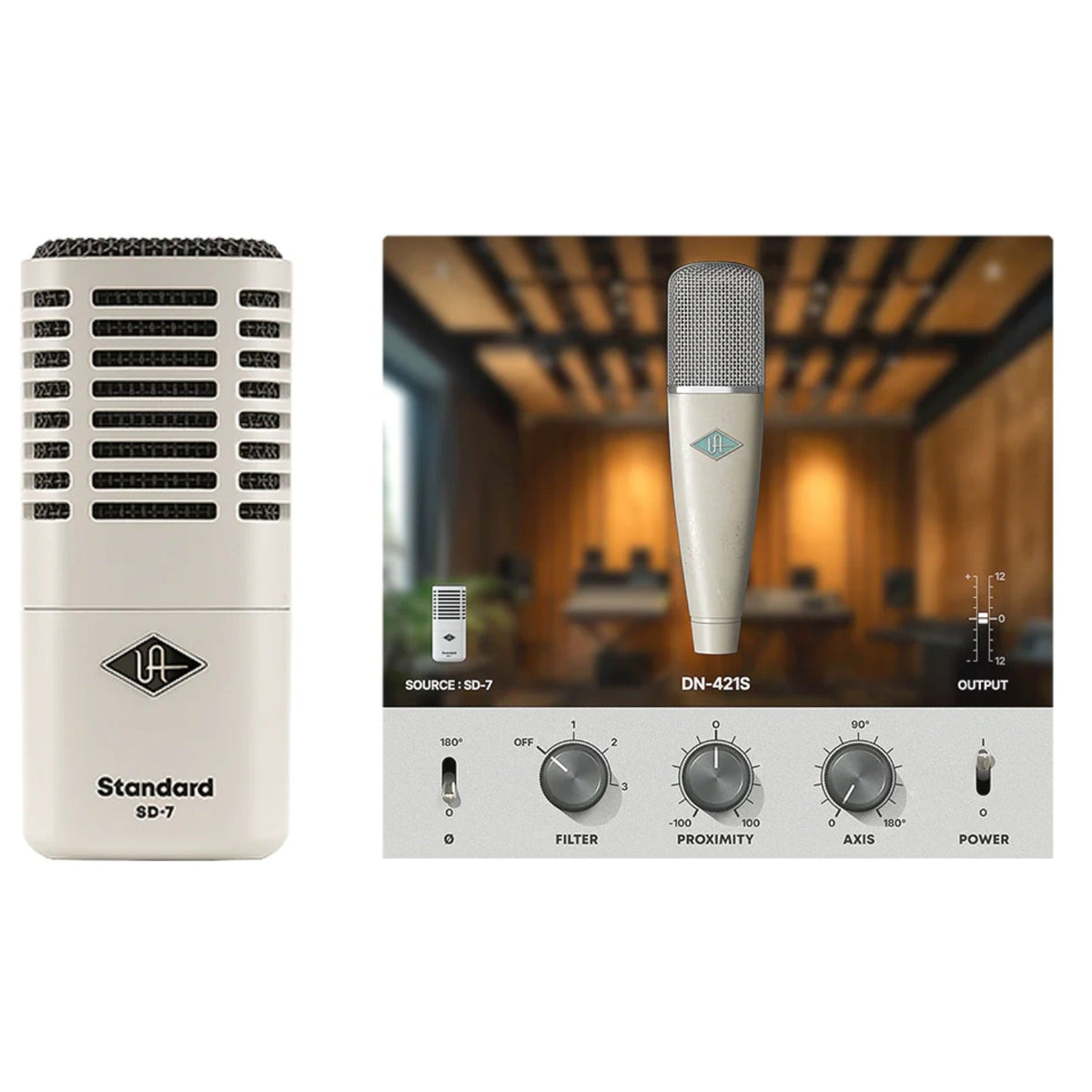 Universal Audio SD-7 Dynamic Microphone with Hemisphere Modeling
