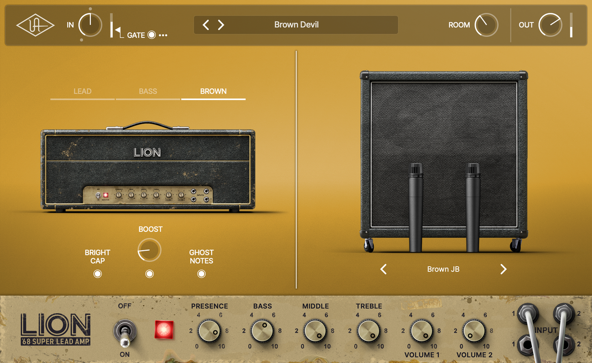 UAD Lion '68 Super Lead Amplifier Plug-in