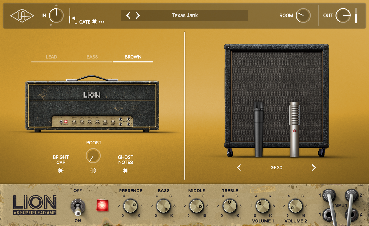 UAD Lion '68 Super Lead Amplifier Plug-in