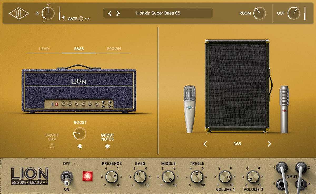 UAD Lion '68 Super Lead Amplifier Plug-in