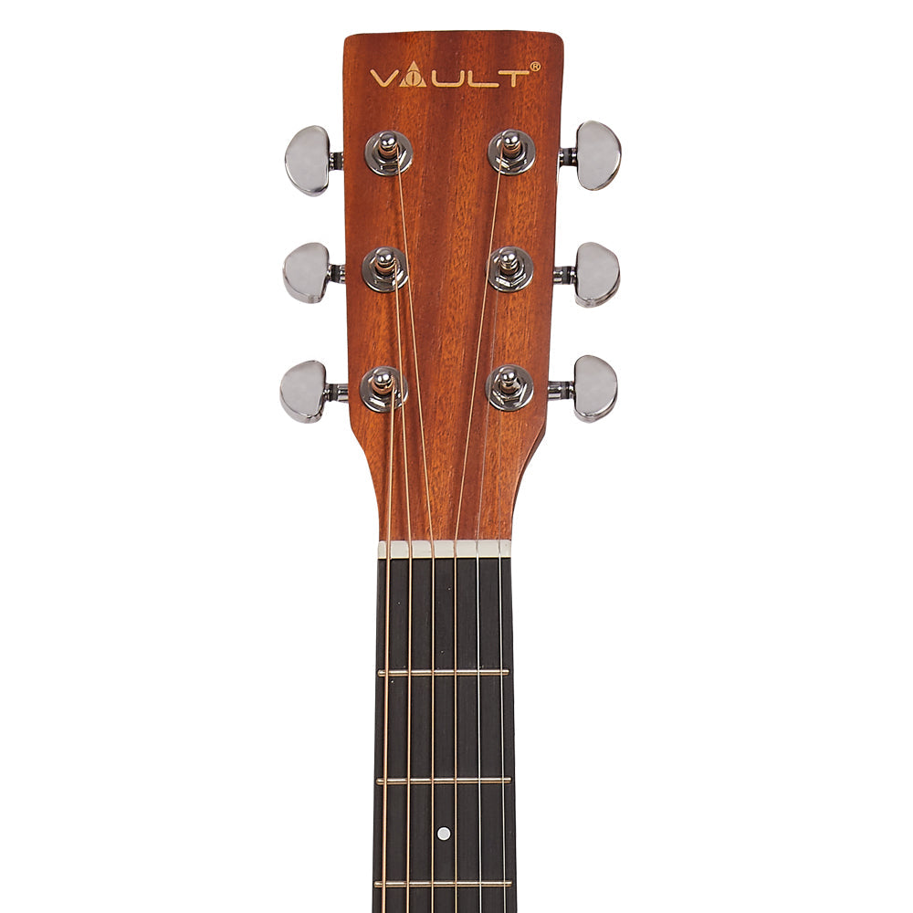 Vault EA25 Grand Auditorium Shape Acoustic Guitar with Bubinga Back and Sides - Open Box