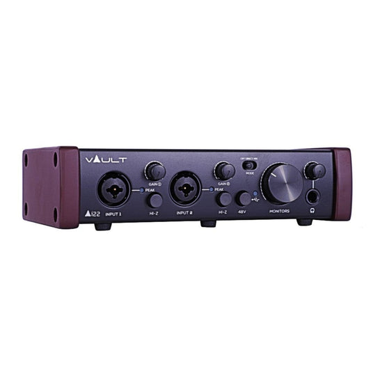 Vault Ai22HD 2x2 USB Audio Interface with 192kHz Recording and Bitwig 8-Track Bundle - Open Box