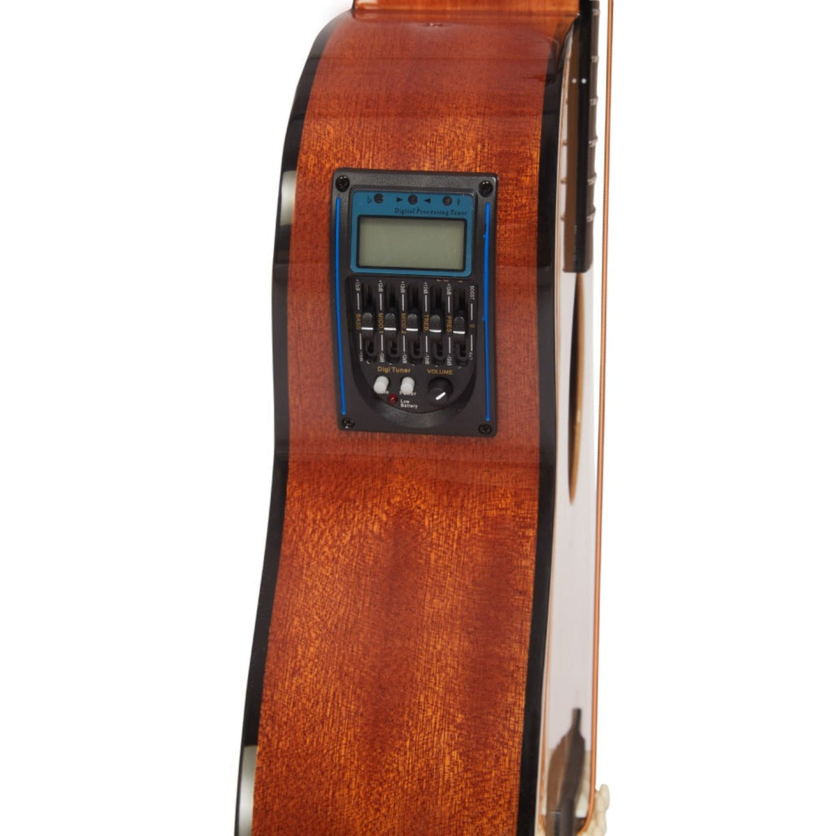 Vault EB40CE 4 String Solid-Top Acoustic Bass Guitar With EQ and Padded Gigbag - 34" Long Scale Length  - Open Box