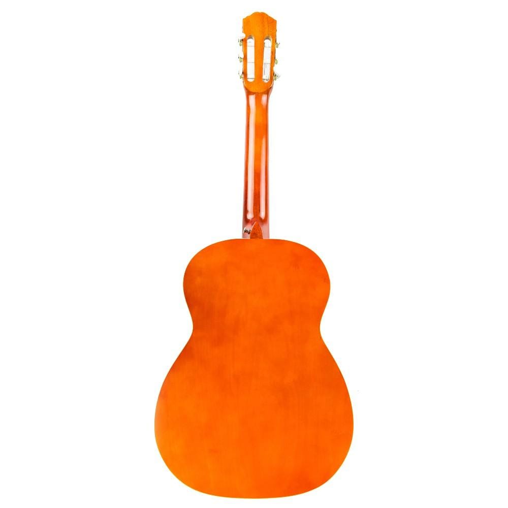 Vault CL-20 4/4 size Classical Guitar with Gigbag, Tuner, Strap, Polishing Cloth & Ebook - Natural Gloss