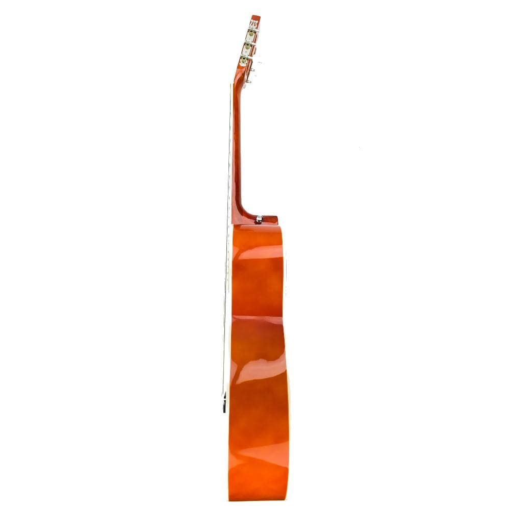 Vault CL-20 4/4 size Classical Guitar with Gigbag, Tuner, Strap, Polishing Cloth & Ebook - Natural Gloss