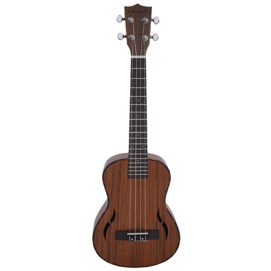Vault UK-200C 23" Premium Walnut Laminate with Side Soundport Concert Ukulele - Open Box