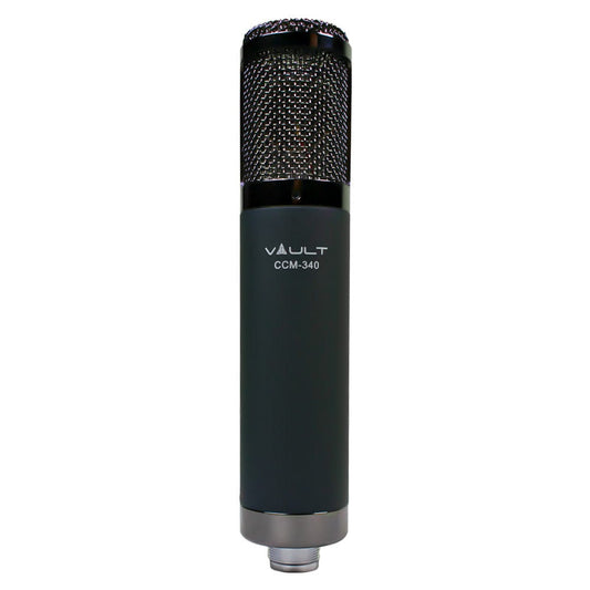 Vault CCM-340 Condenser Cardioid Microphone with Shockmount, XLR cable and Case - Open Box