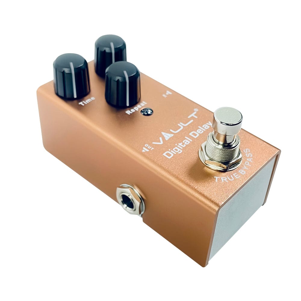 Vault Guitar Effects Pedal Bundle With all Metal Body, Small Footprint