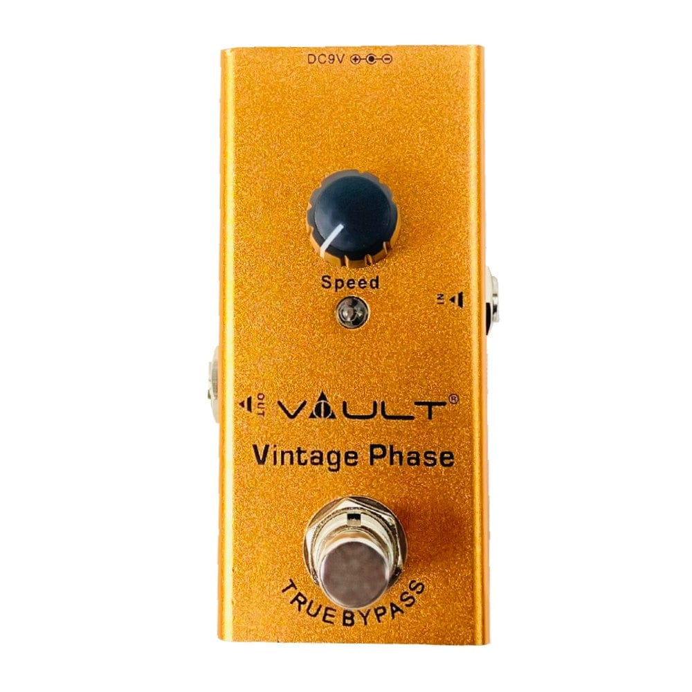 Vault Vintage Phase Effects Pedal With all Metal Body, Small Footprint & 3 Year Warranty - Open Box
