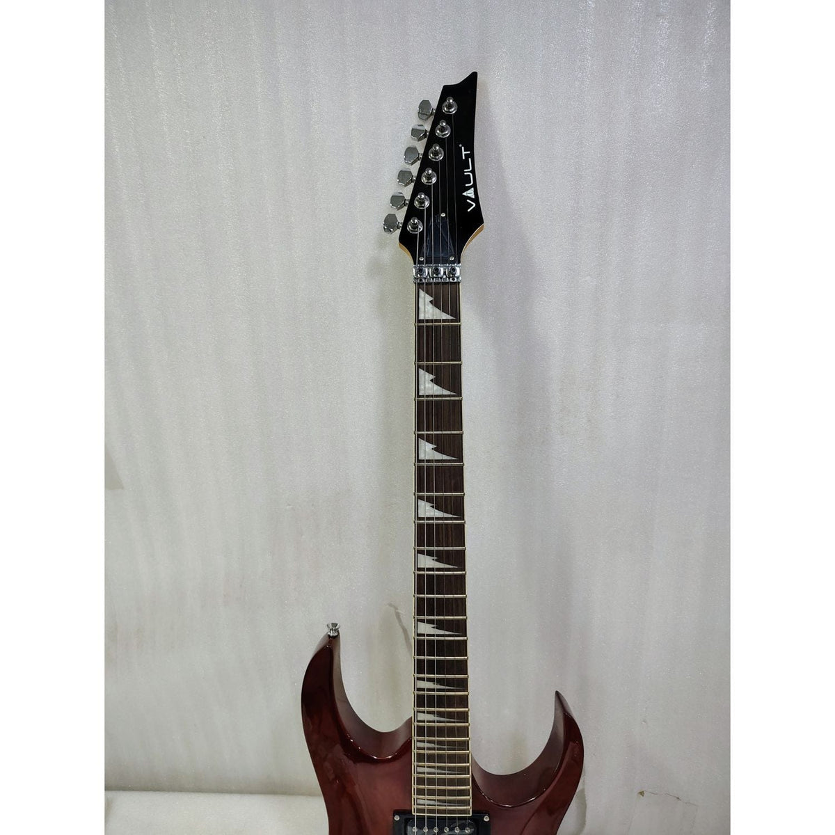 Vault Performer Pro RG 6 String Electric Guitar - High Gloss Solid Mahogany - Open Box