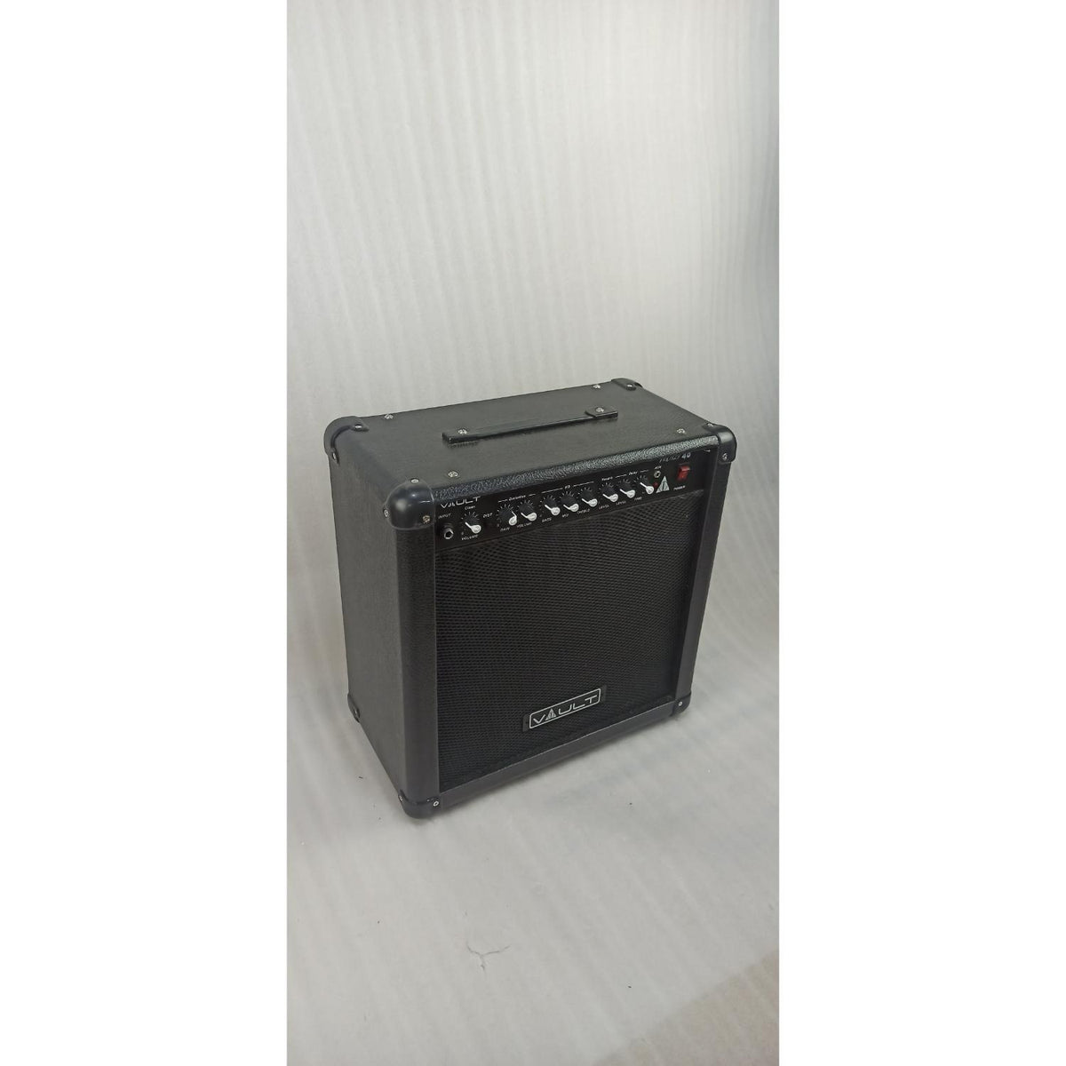 Vault Frenzy 40 Watt Combo Guitar Amplifier with Analog Distortion, Reverb & Delay All Playable Together - Open Box