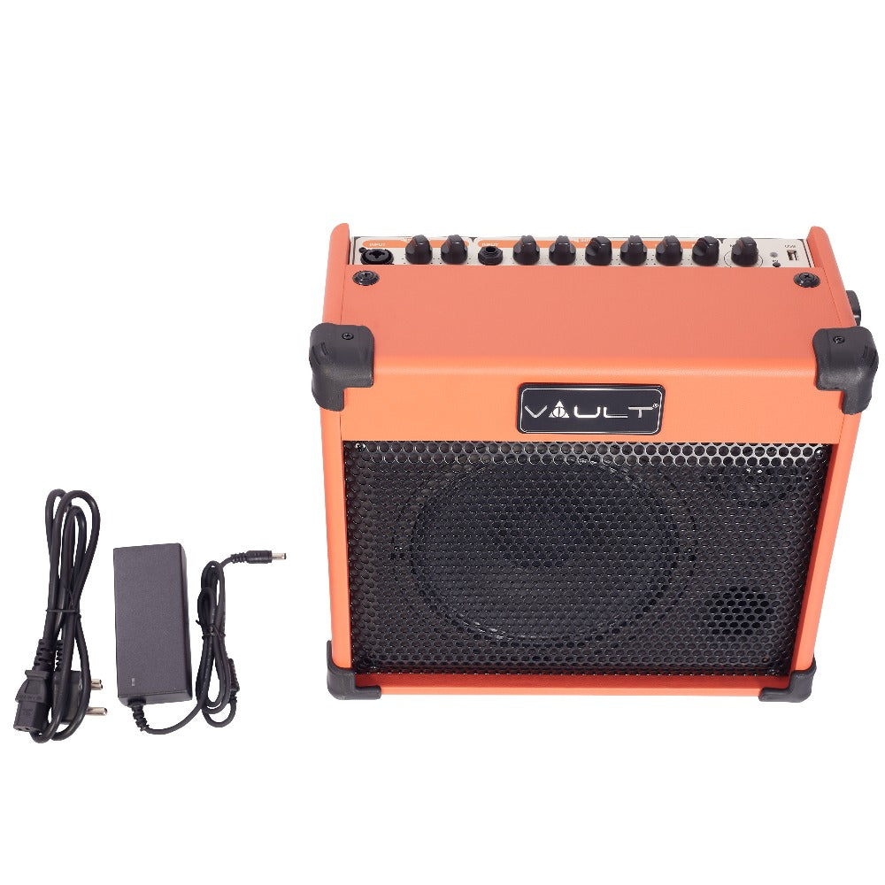 Vault Nomad 20 Twenty Watt Acoustic Guitar Two Channel Amplifier with Independent Chorus and Reverb Effects - Open Box